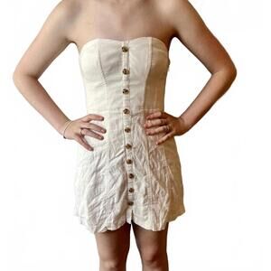 Cream Corset, Kimchi Blue Dress, from Urban Outfitters. Size 2